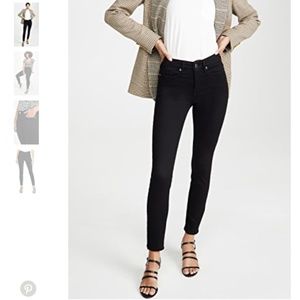 Good American Good Legs Crop in Black